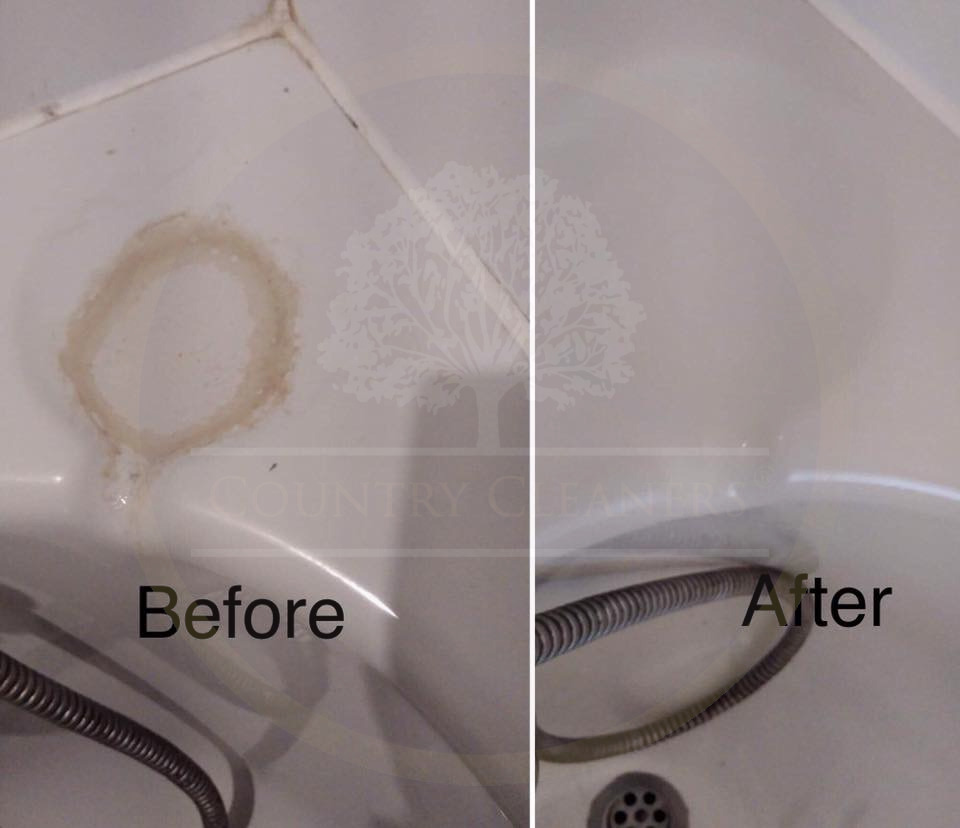 bath cleaned by Country Cleaners in Honiton